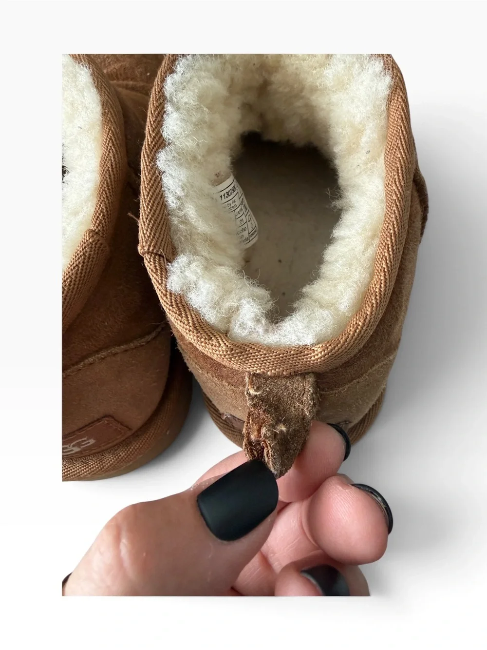 UGG Girls’ Classic Ultra Mini Boots Brown Slip-On Boots - Size 2